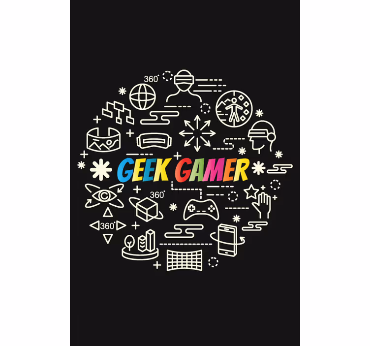 Estore de rolo frikis rabiscos de jogos - TenStickers