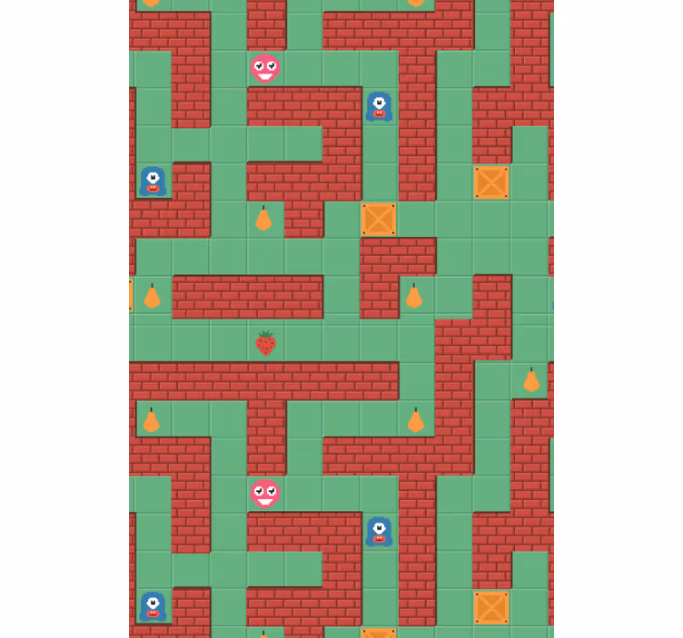 Estore de rolo divertidos aventura de criatura labirinto - TenStickers