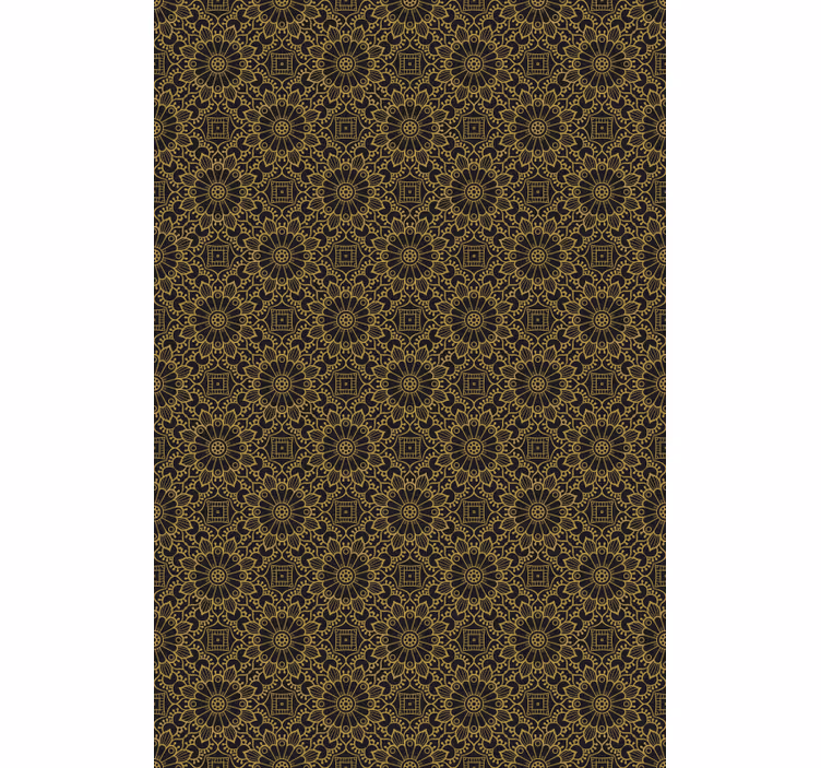 Estore de rolo com desenhos padrão floral intrincado - TenStickers