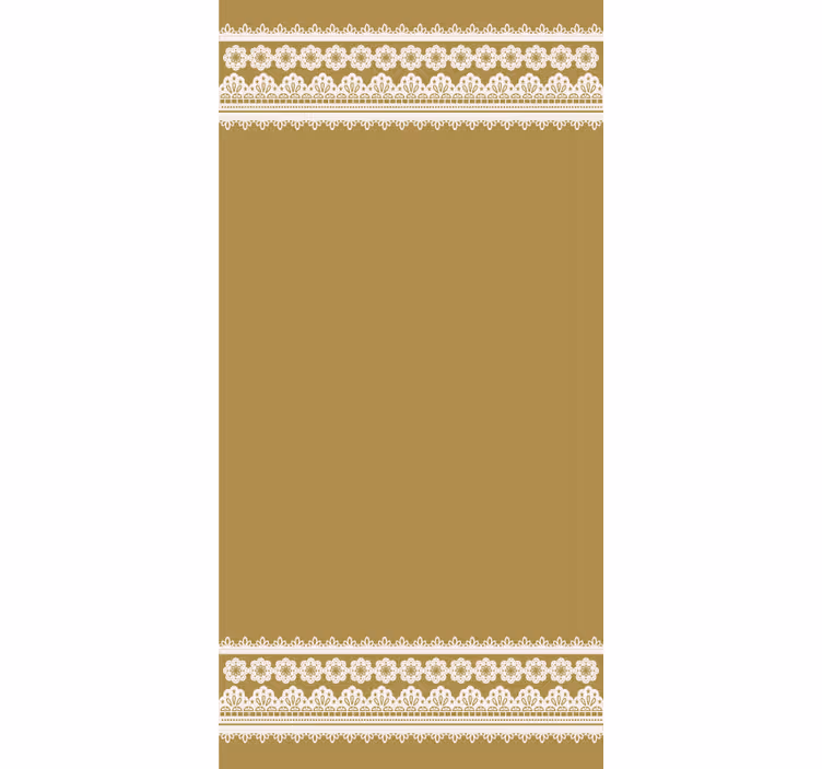 Estore de rolo elegantes faixa de padrão de renda - TenStickers