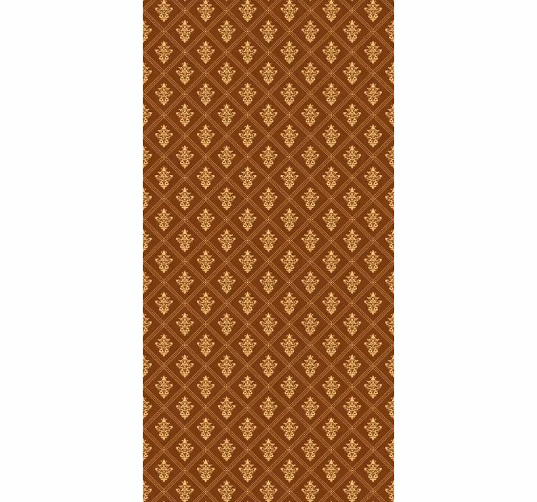 Estores de rolo clássicos padrão dourado ornamentado - TenStickers