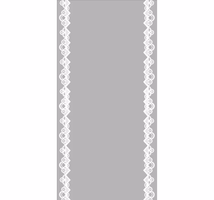Bordas de renda elegantes cortinas da sala - TenStickers
