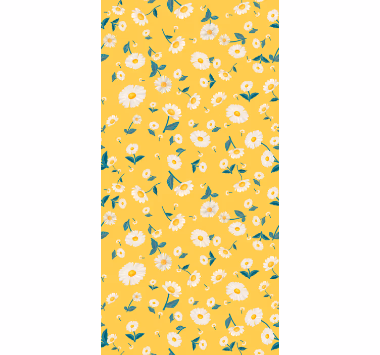 Estore de rolo flores e plantas cortina ensolarada floral - TenStickers