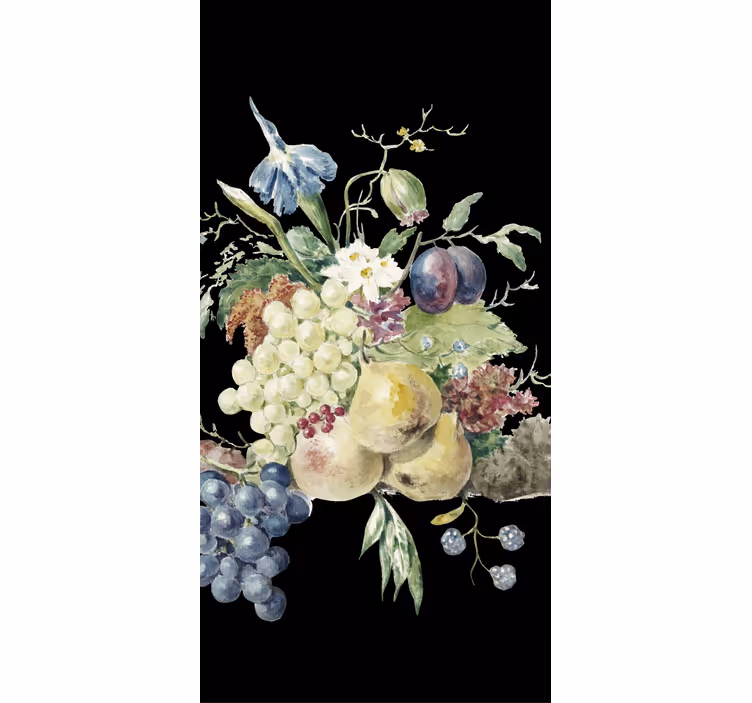 Estore de rolo frutas e verduras exposição da colheita - TenStickers