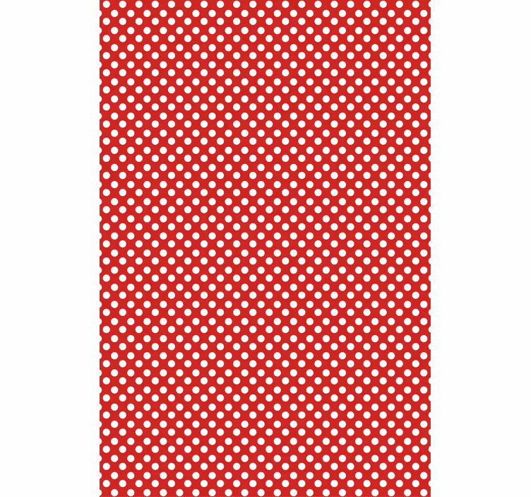 Pontos brancos na textura de fundo vermelho cega - TenStickers