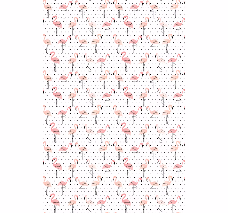 Estores de rolo de animais padrão de flamingo - TenStickers