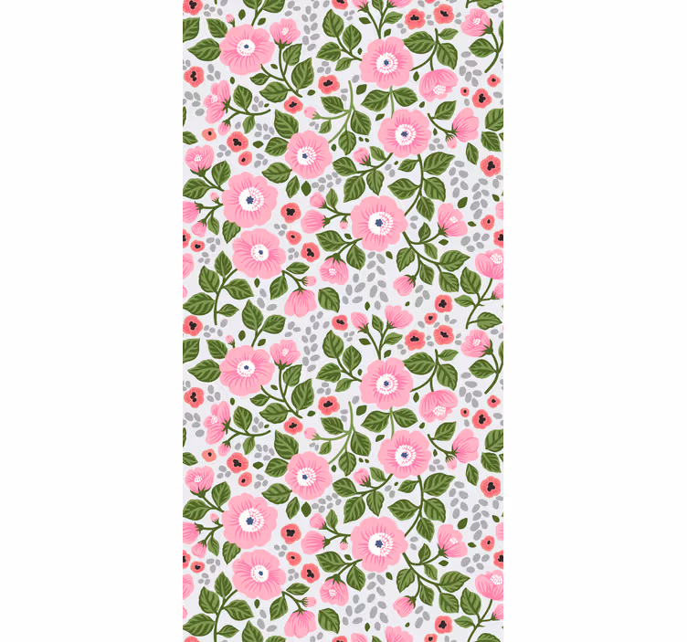 Lindas cabeças-de-rosa de flores cegas - TenStickers