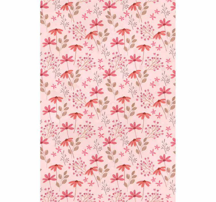 Estore de rolo flores e plantas alegria do arranjo botânico - TenStickers
