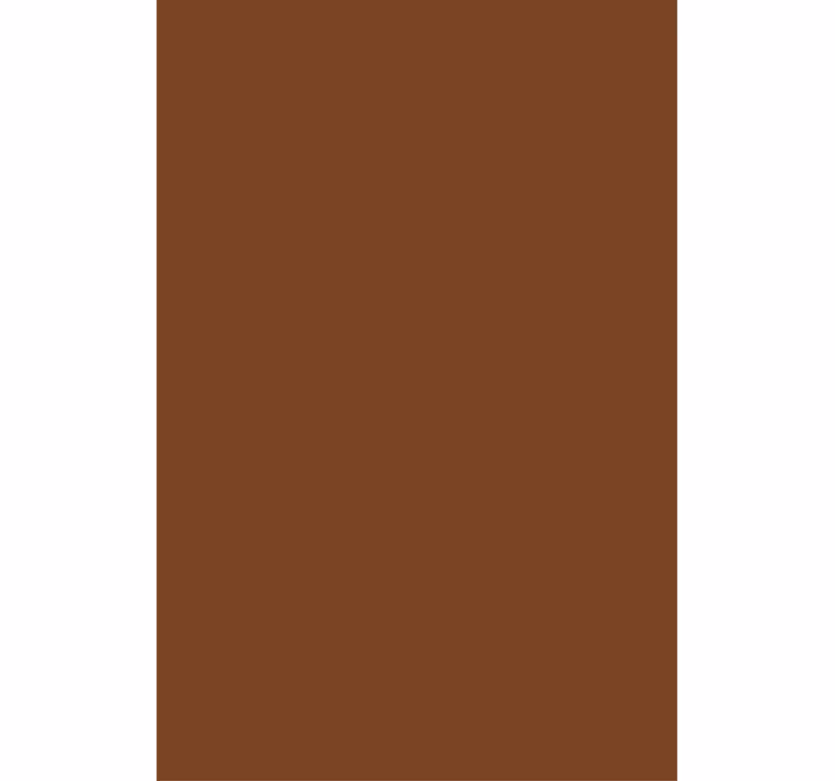Cortina de cozinha castanha simples - TenStickers