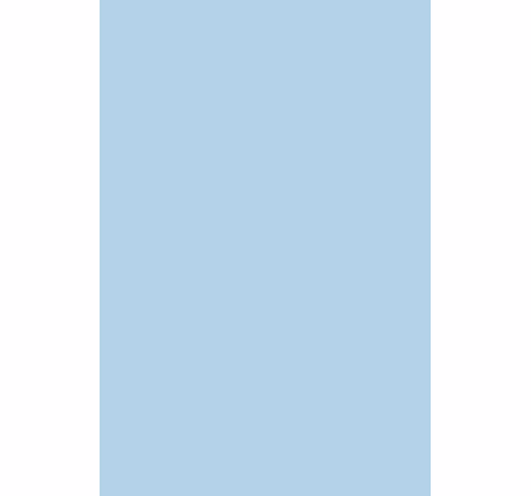 Linda cor azul claro cega para crianças - TenStickers