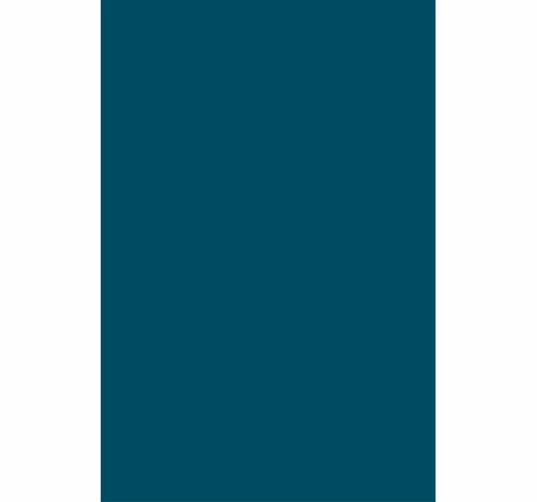 Cor azul misturada com cortina verde da sala de estar - TenStickers