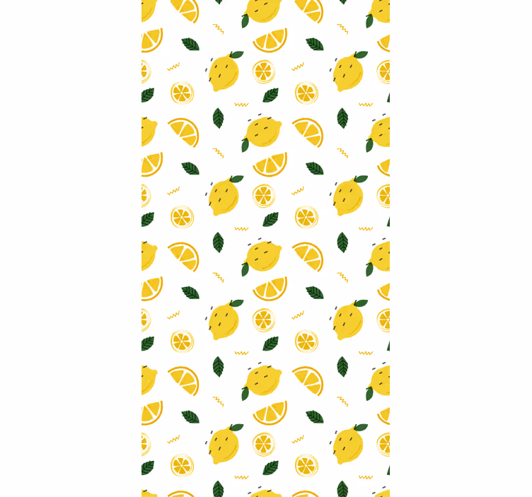 Estore de rolo frutas e verduras motivo de fatia de limão - TenStickers