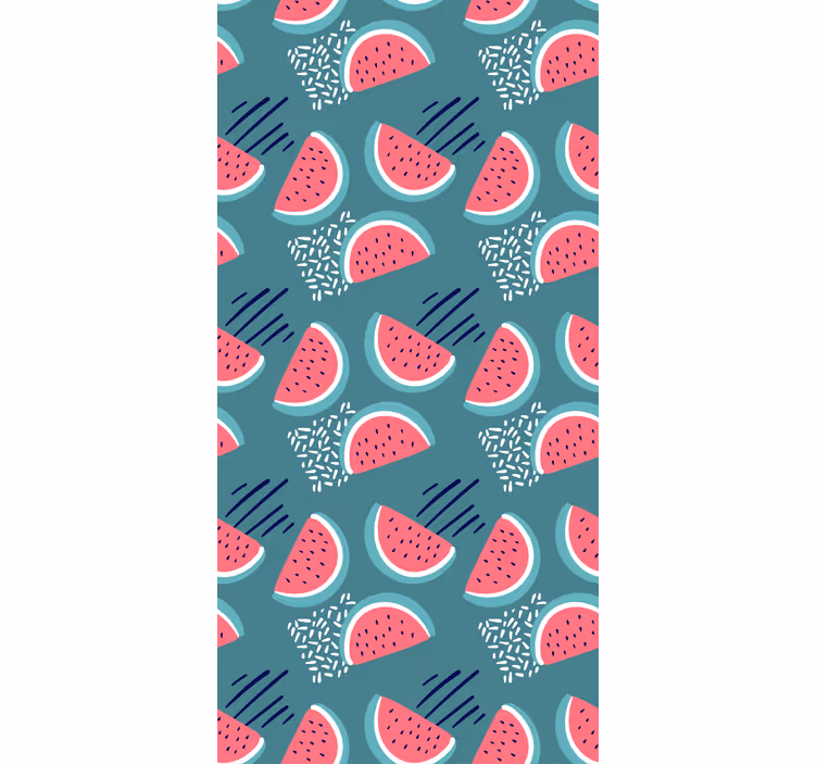 Estore de rolo frutas e verduras motivo de fatia de melancia - TenStickers