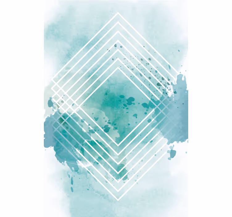 Estore de rolo modernos padrão geométrico aquarela - TenStickers