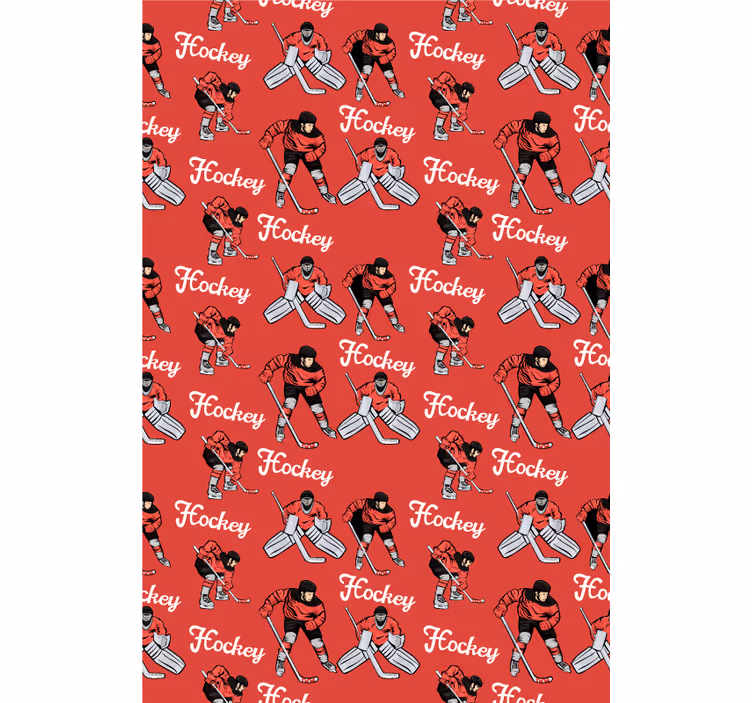 Estore de rolo de desportos impressão de jogadores de hóquei - TenStickers