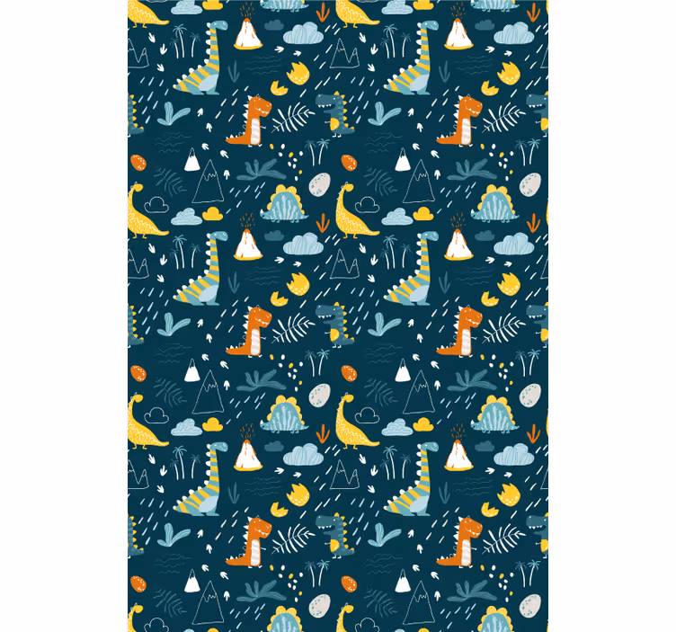 Estore de rolo dinossauros diversão temática de dinossauros - TenStickers