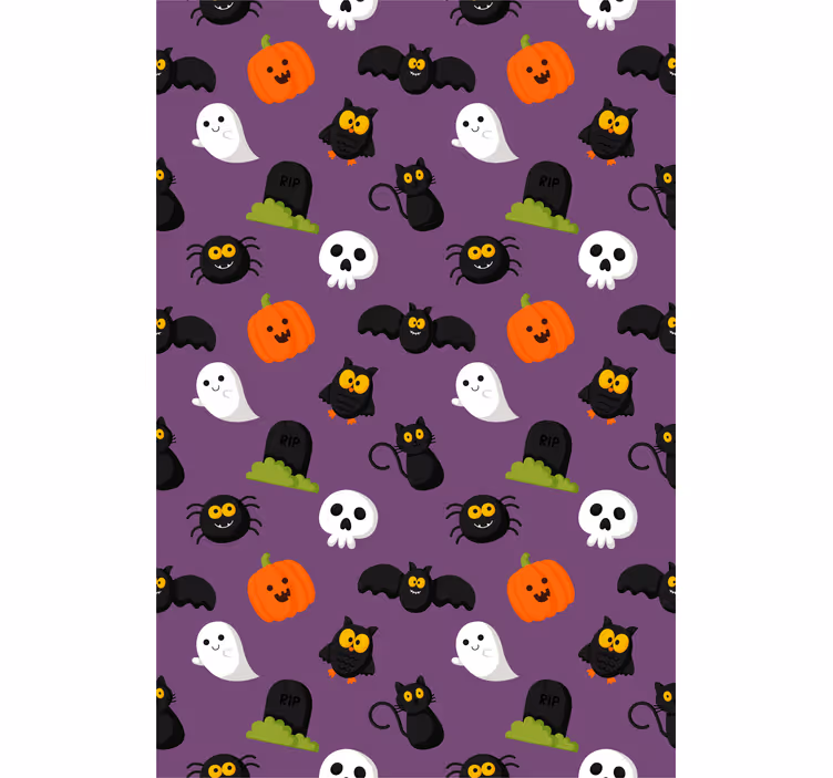 Estore de rolo divertidos personagens temáticos de halloween - TenStickers