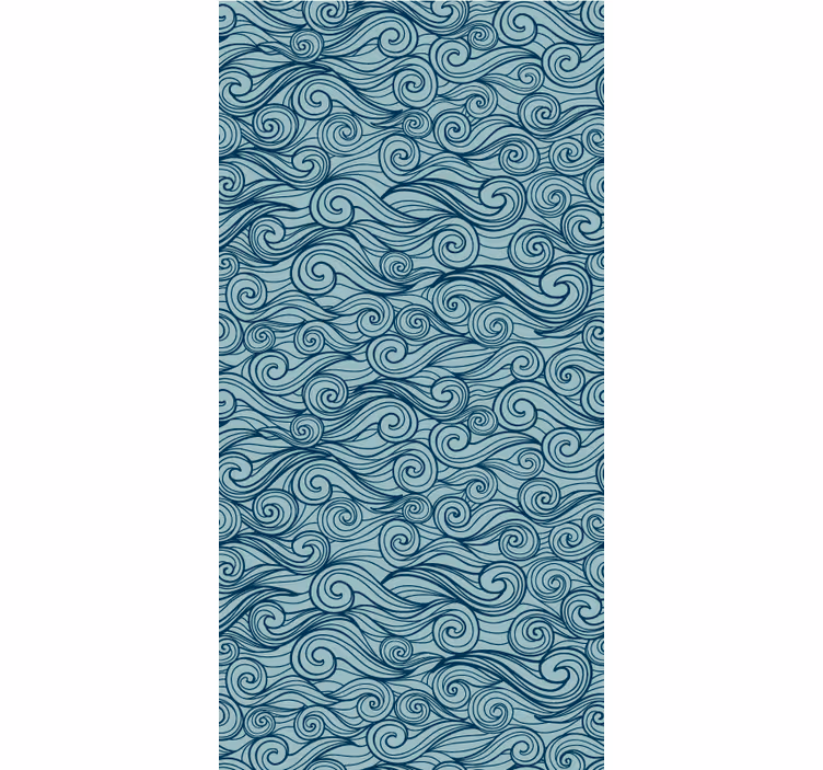 Estore de rolo texturas e padrões padrões de ondas fluídas - TenStickers