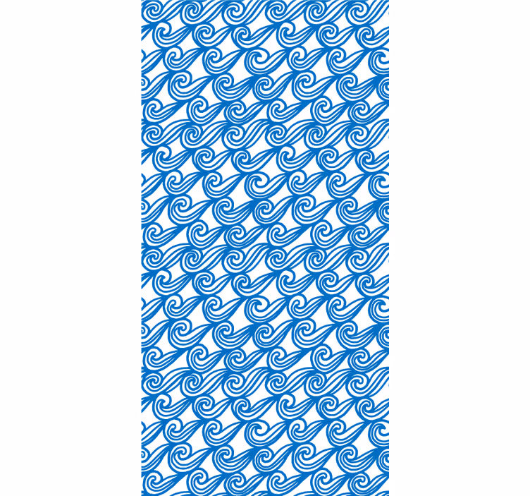 Estore de rolo texturas e padrões padrão de onda fluindo - TenStickers