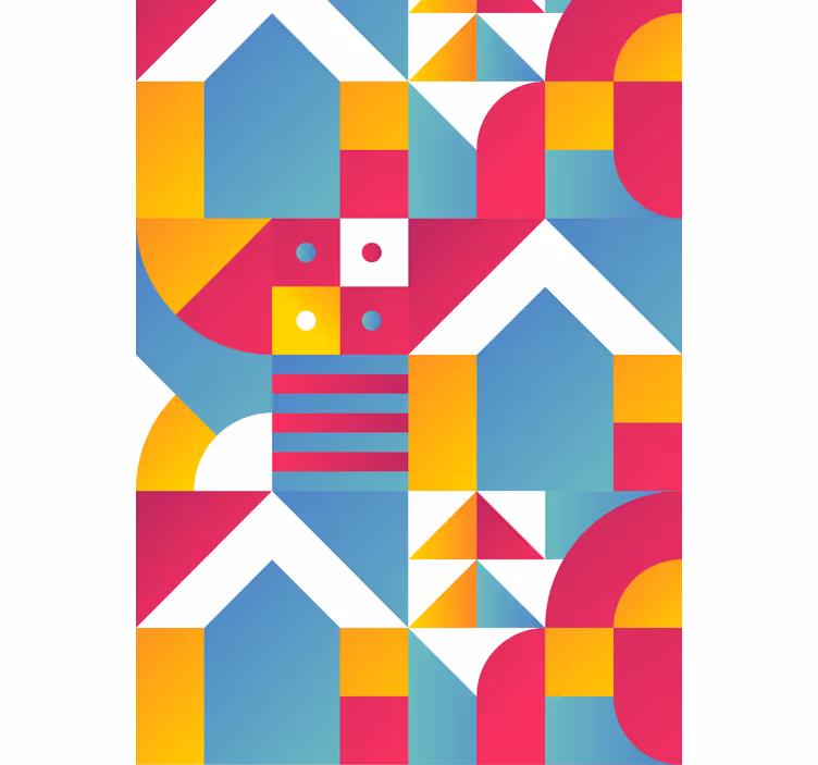 Estore de rolo modernos padrões urbanos geométricos - TenStickers