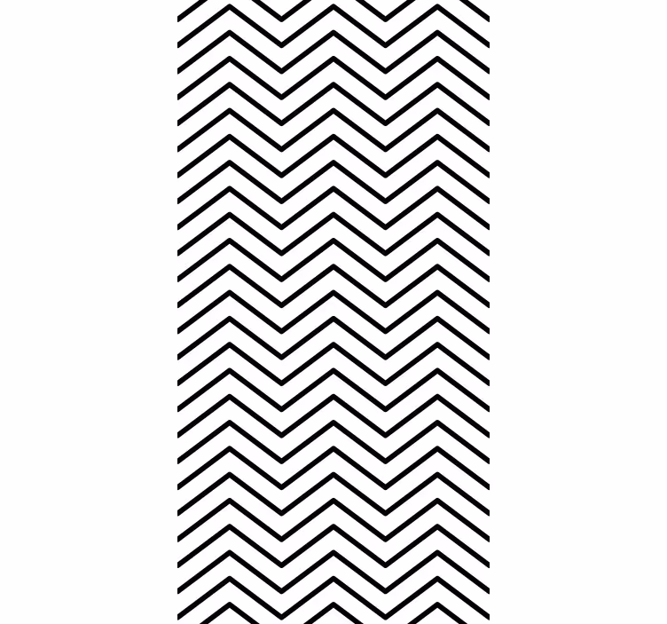 Estore de rolo modernos design com padrão chevron - TenStickers
