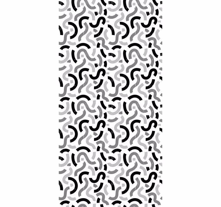 Estore de rolo texturas e padrões formas curvas abstratas - TenStickers