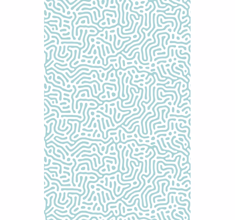 Padrão verde e branco da natureza e cego para plantas - TenStickers