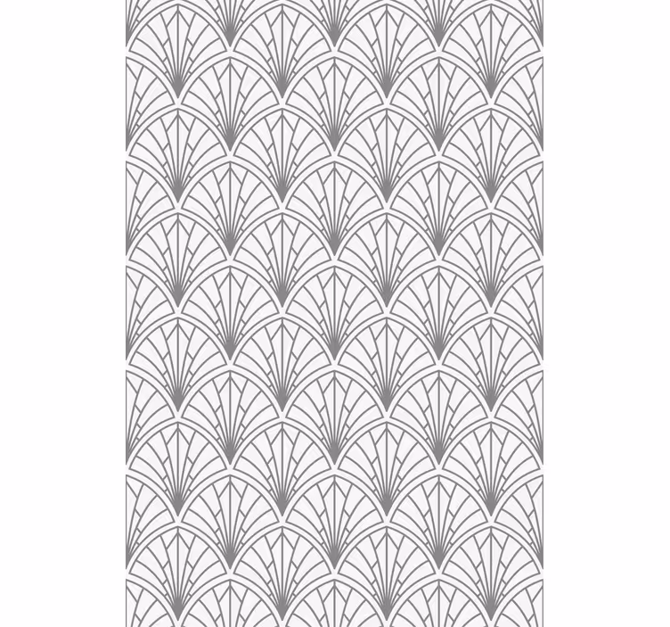 Estore de rolo elegantes padrão cinza art déco - TenStickers