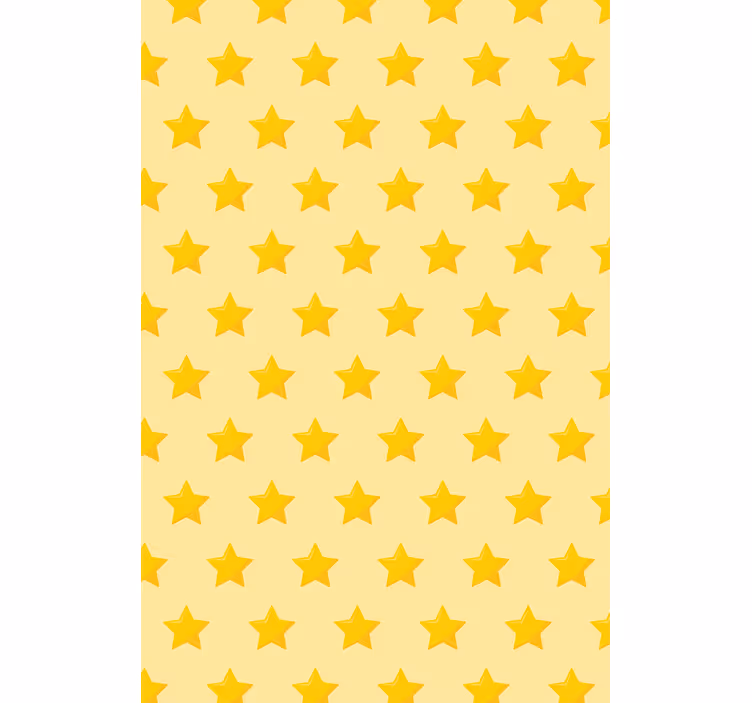 Estore de rolo original padrão de estrela amarela - TenStickers