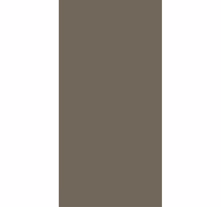 Acalmando marrom liso cor elegante cortina - TenStickers