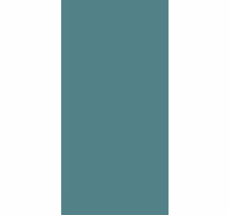 Teal azul liso cor elegante cortina - TenStickers