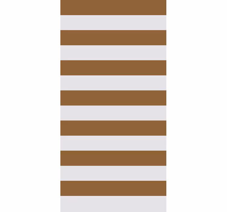 Estore de rolo elegantes tons de terra listrados - TenStickers