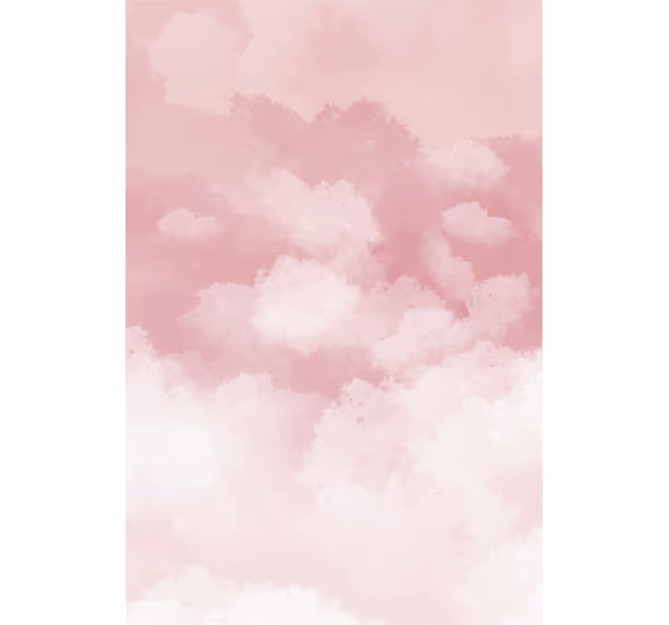 Nuvem de textura realista rosa cega - TenStickers