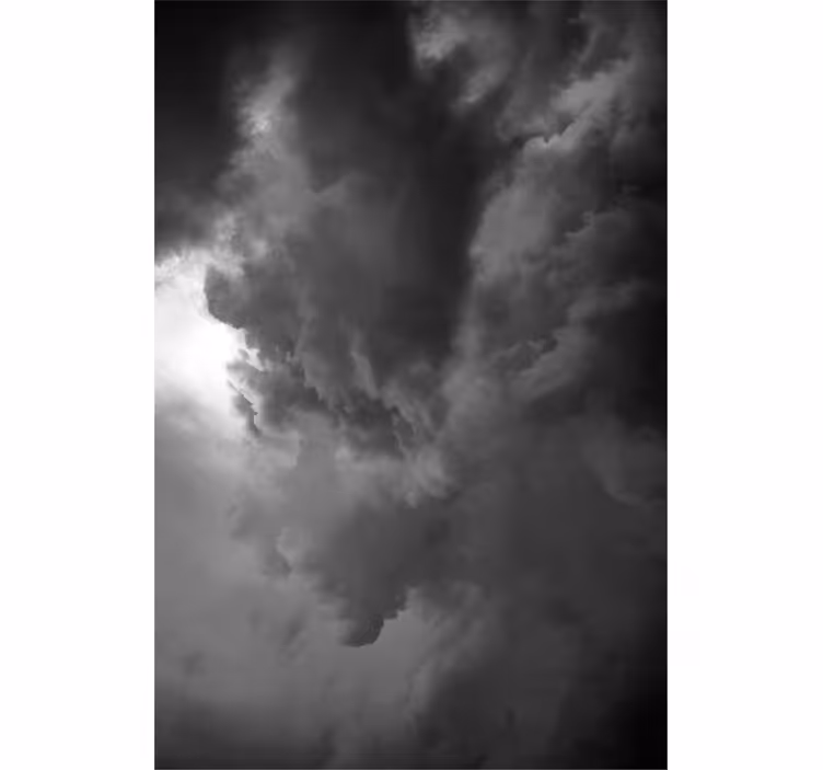 Estore de rolo de nuvens formação dramática de tempestade - TenStickers