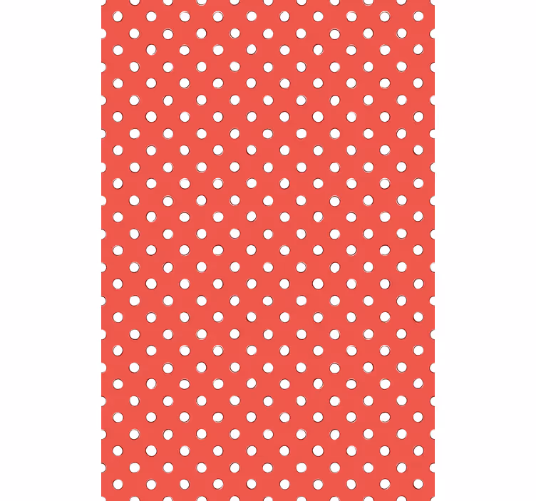 Estore de rolo para cozinha bolinhas vermelhas - TenStickers