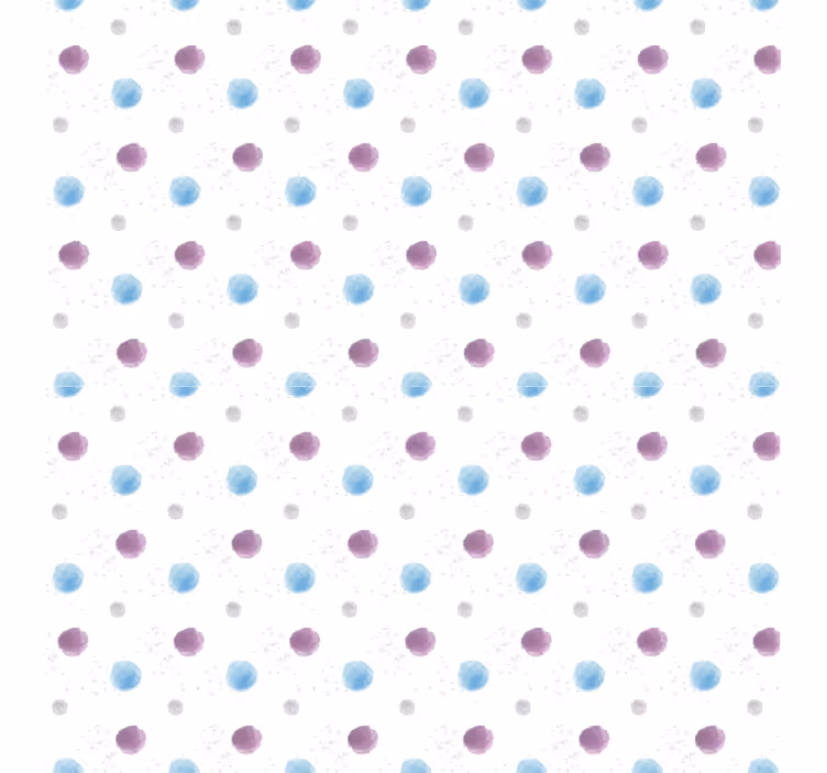 Estore de rolo infantil pontos coloridos padronizados - TenStickers