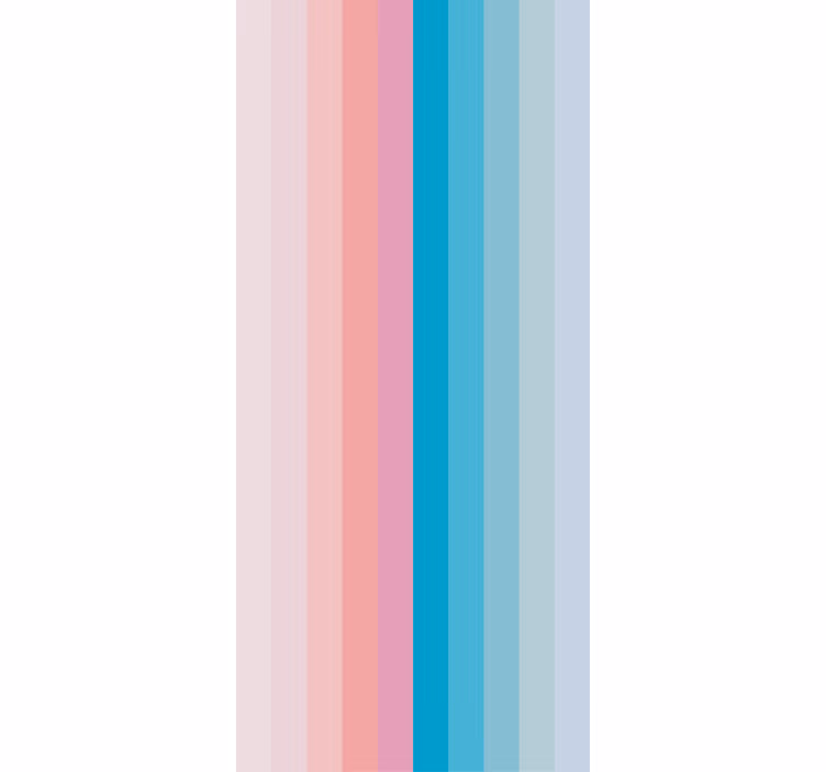 Tons pastel bloqueiam as cortinas da sala de estar - TenStickers