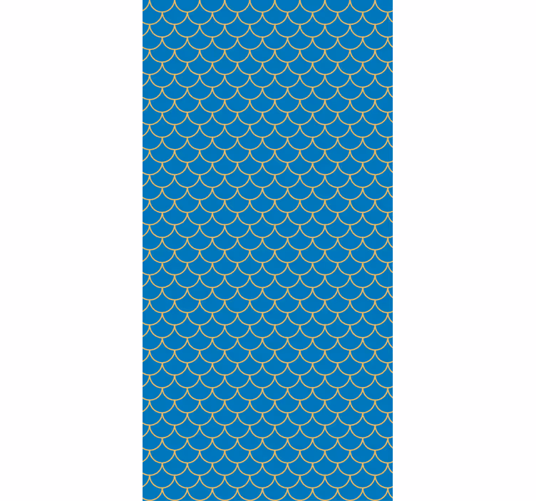 Estore de rolo texturas e padrões padrão de onda recortada - TenStickers