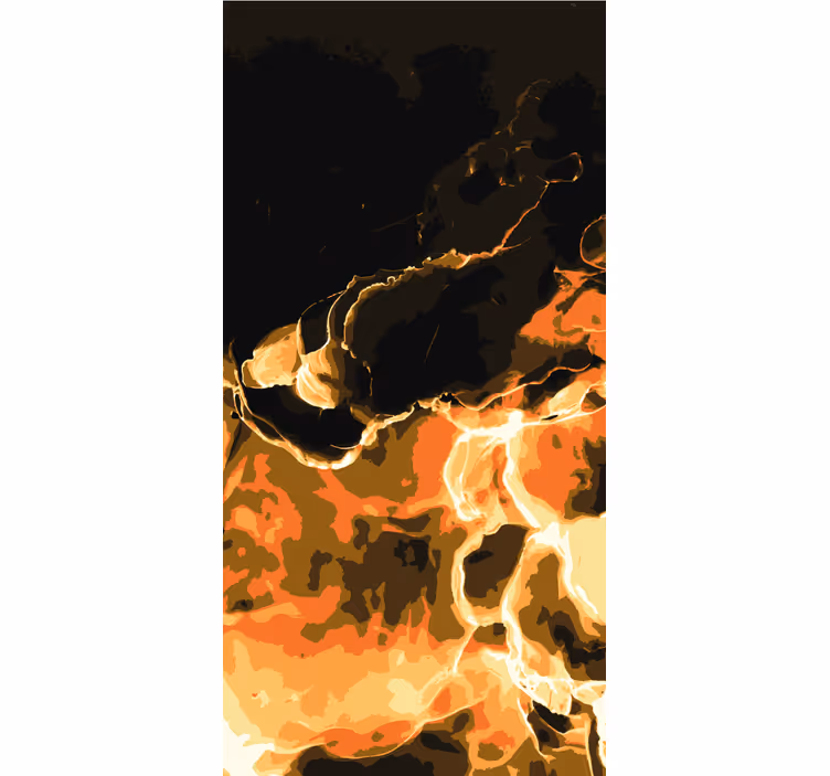 Estore de rolo texturas e padrões redemoinhos de fogo - TenStickers