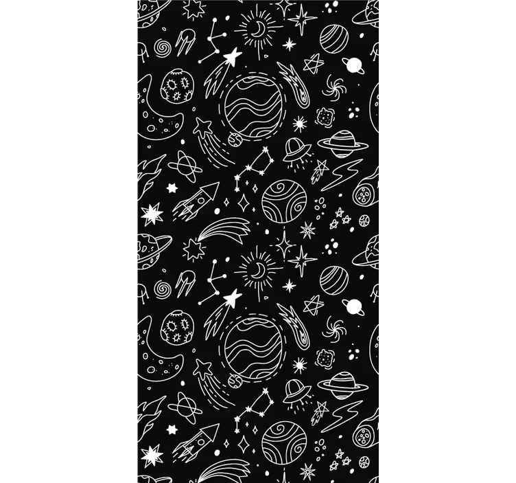 Estore de rolo frikis tema de exploração espacial - TenStickers