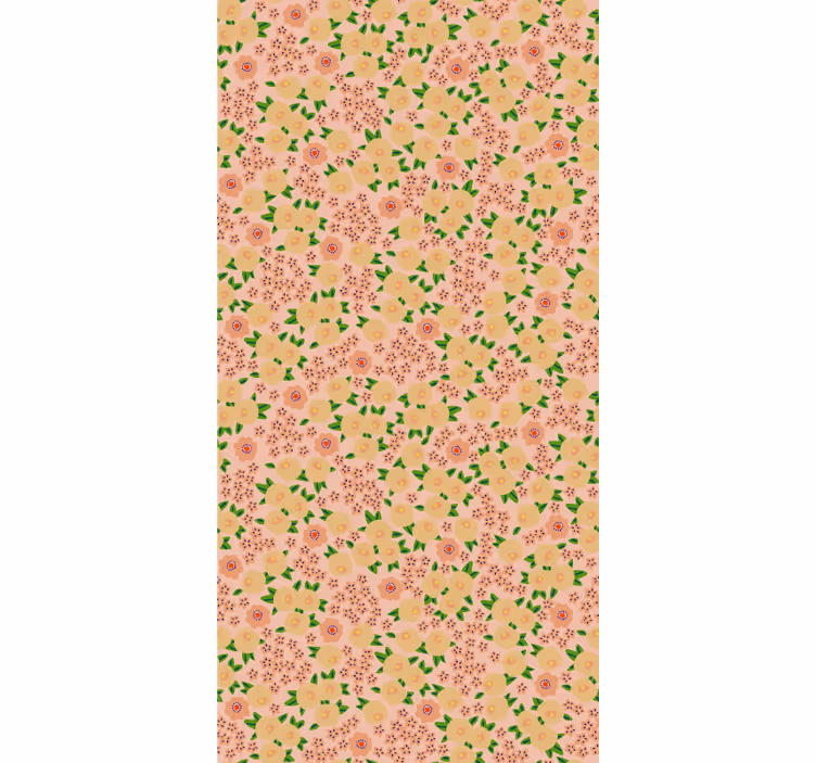 Estore de rolo para cozinha padrões florais florescem - TenStickers