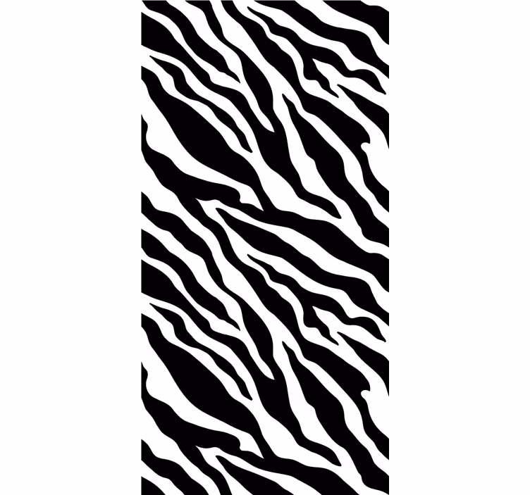 Estore de rolo animais variados motivo de listras de zebra - TenStickers