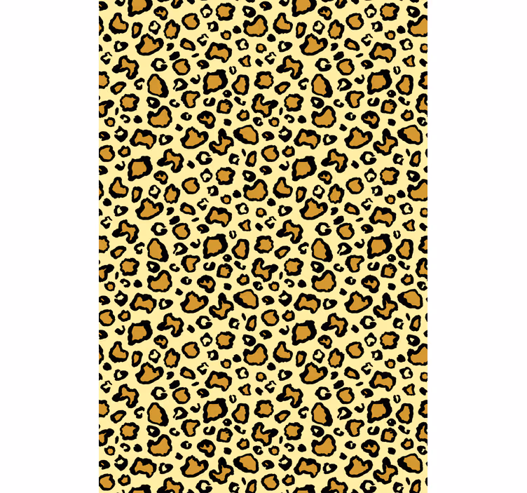 Estore de rolo animais variados tema de mancha de leopardo - TenStickers