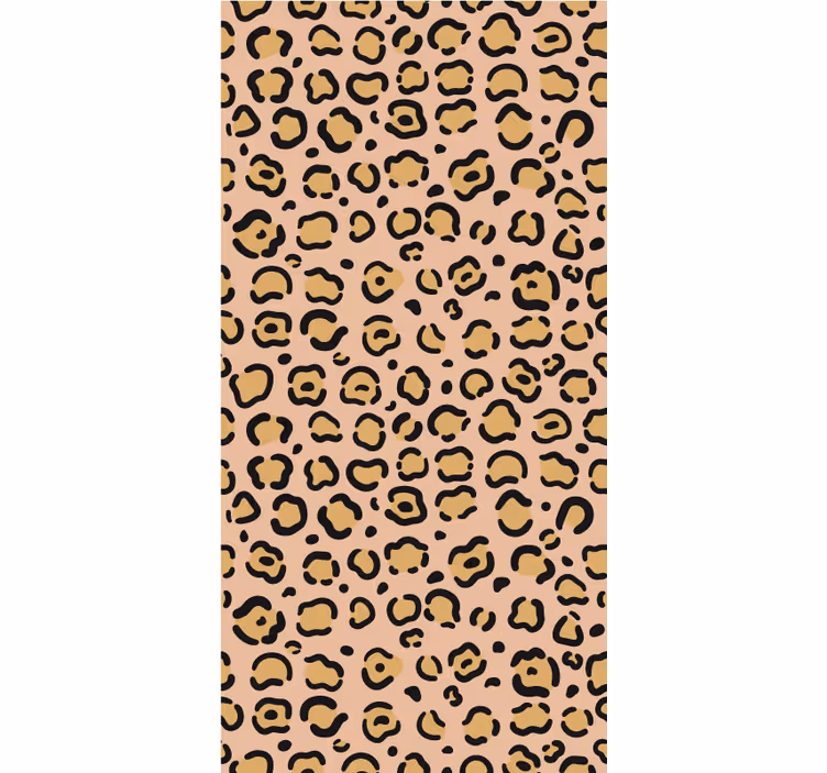 Estore de rolo animais variados motivo de pele de leopardo - TenStickers