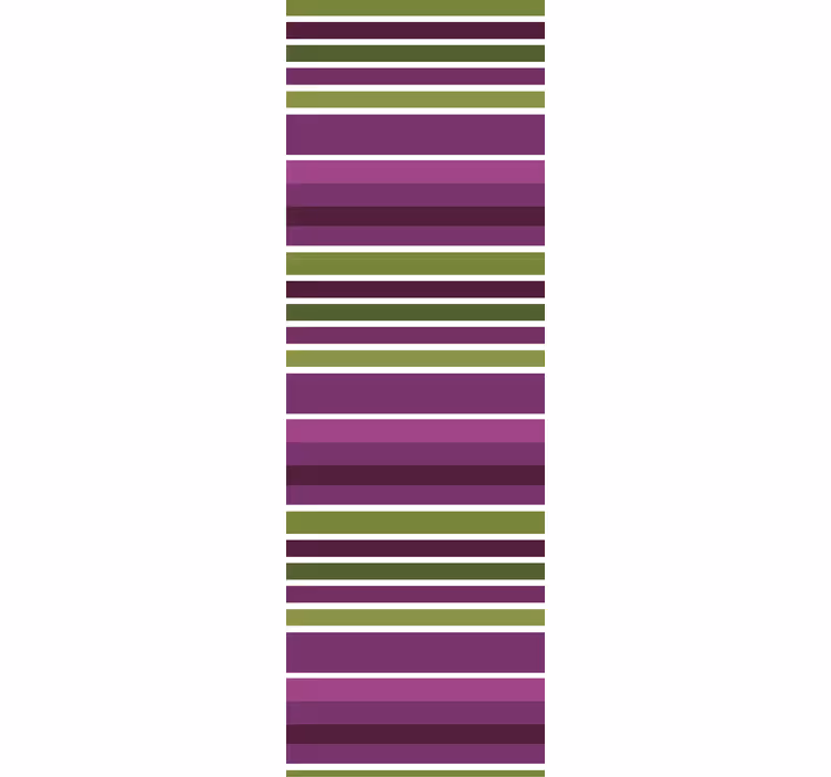 Estore de rolo casa de banho motivo roxo e verde - TenStickers