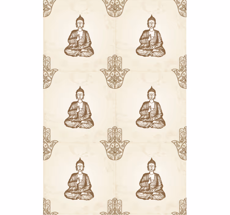 Estore de rolo zen padrões de símbolos de buda - TenStickers