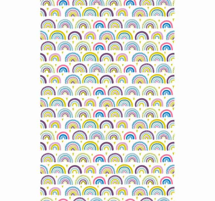 Estor padrões coloridos de arco-íris - TenStickers