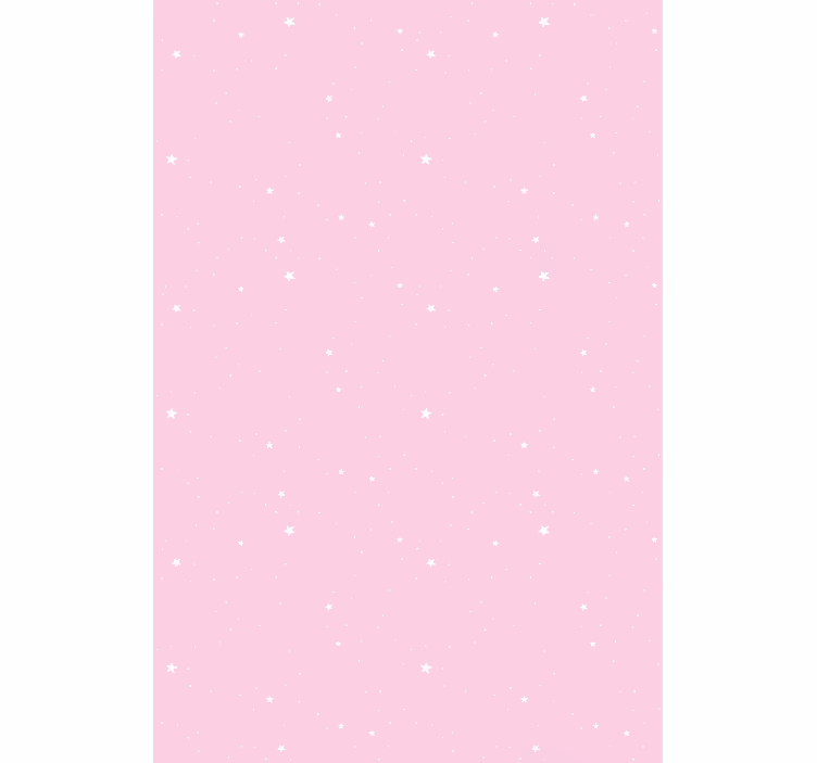 Estore de rolo juvenil padrão rosa estrelado - TenStickers