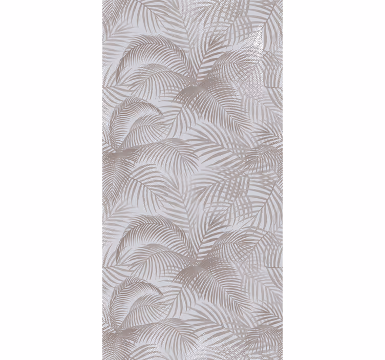 Estore de rolo flores e plantas folha de palmeira elegante - TenStickers