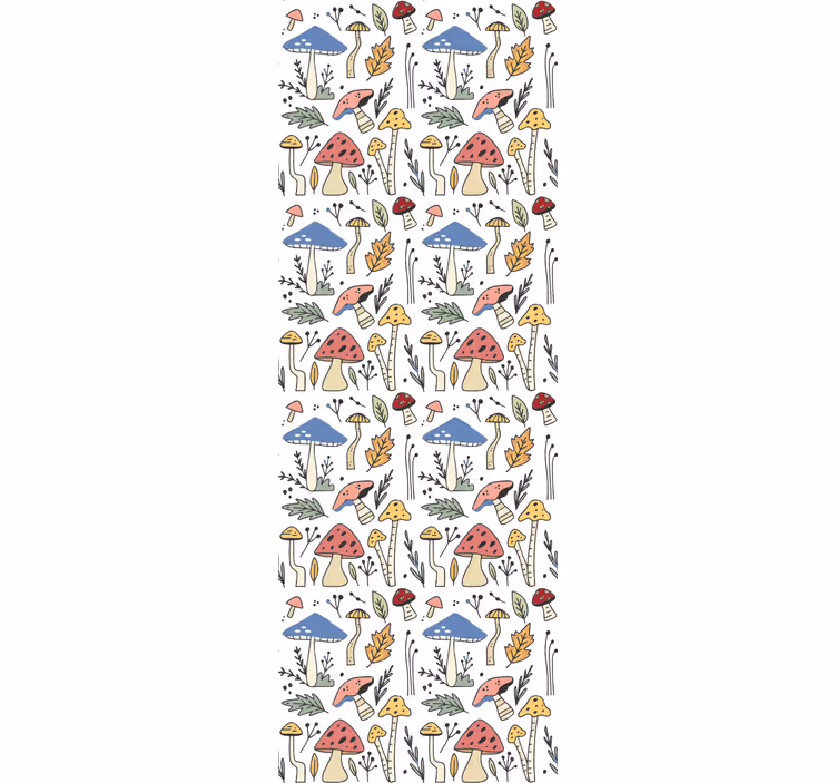 Estore de rolo flores e plantas fungos e flora - TenStickers